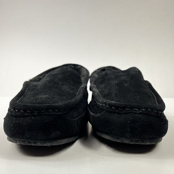 BEARPAW Men's Suede PAWZ Size 12 Black Slipper Shoe Slip-on Rubber Grandpacore - Picture 3 of 11